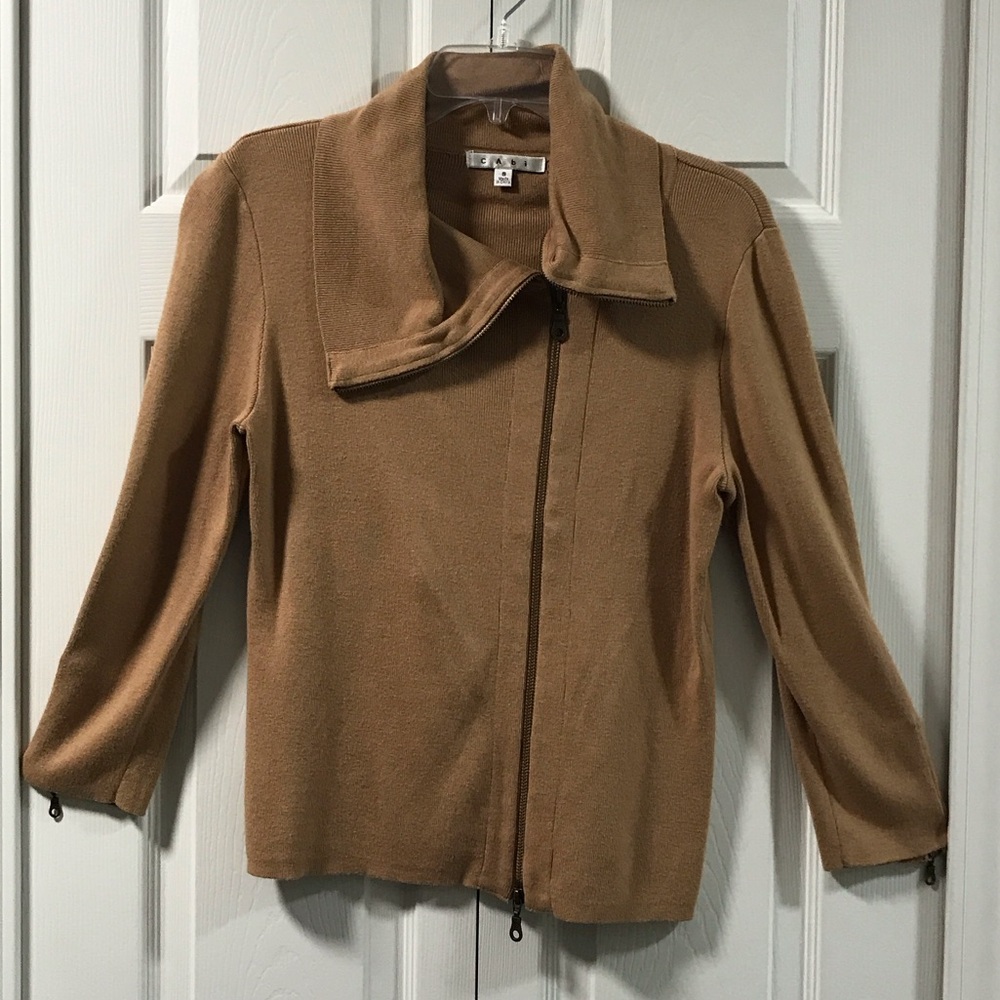 CAbi Carmel Utility Zip Jacket